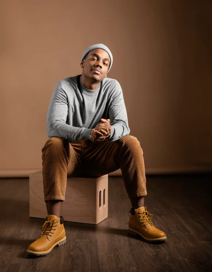 portrait-male-wearing-cap-sitting